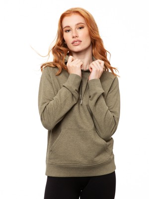 Hoodie Heather Khaki from FellHerz T-Shirts - bio, fair & vegan