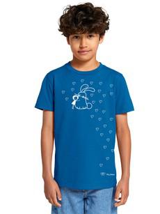 Hase Kids T-Shirt azur via FellHerz T-Shirts - bio, fair & vegan