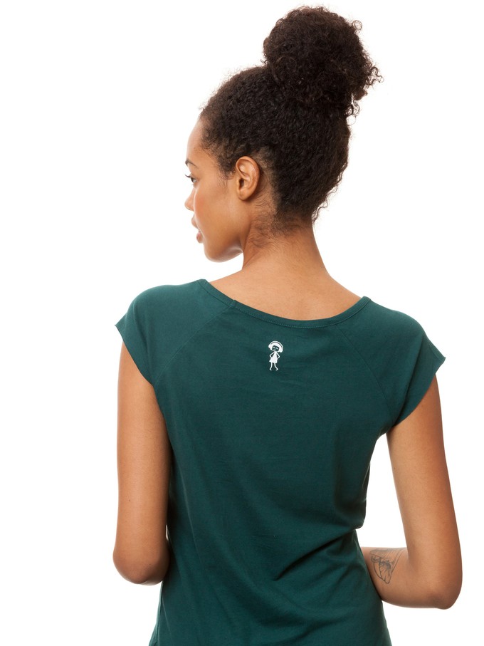 Cap Sleeve deep teal from FellHerz T-Shirts - bio, fair & vegan