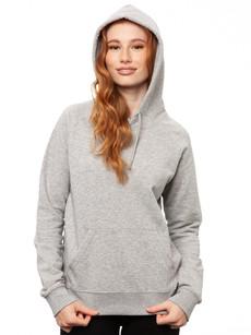 Hoodie Heather Grey via FellHerz T-Shirts - bio, fair & vegan
