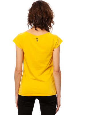 Tiger Girl Cap Sleeve sunshine from FellHerz T-Shirts - bio, fair & vegan