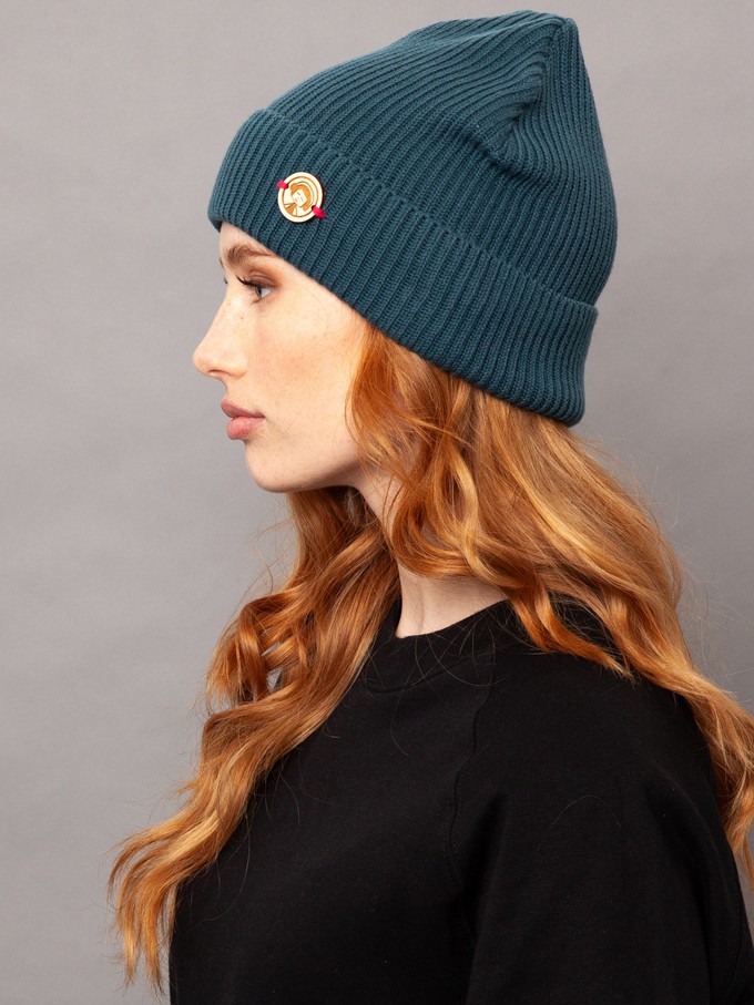 Beanie petrol from FellHerz T-Shirts - bio, fair & vegan