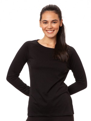 Raglan Longsleeve black from FellHerz T-Shirts - bio, fair & vegan Raglan Longsleeve black from FellHerz T-Shirts - bio, fair & vegan