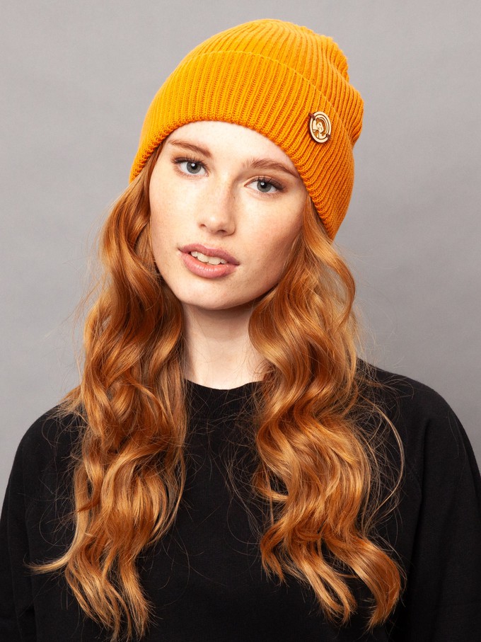 Beanie warm orange from FellHerz T-Shirts - bio, fair & vegan