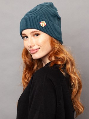 Beanie petrol from FellHerz T-Shirts - bio, fair & vegan