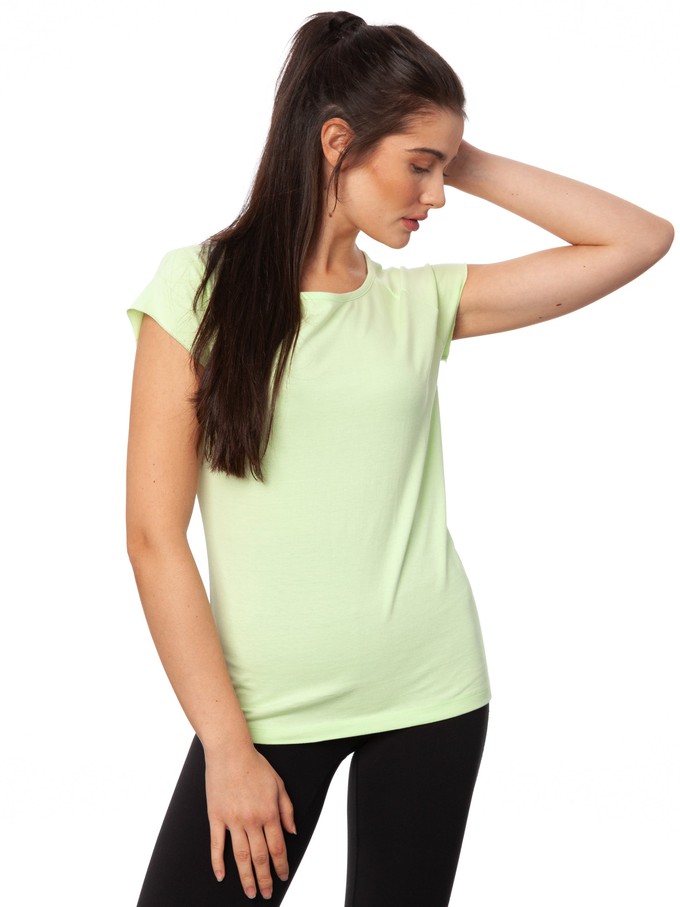 Cap Sleeve lime green from FellHerz T-Shirts - bio, fair & vegan