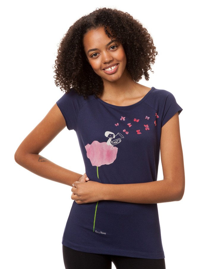 Tubamädchen Cap Sleeve midnight from FellHerz T-Shirts - bio, fair & vegan