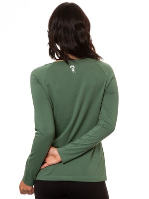 Raglan Longsleeve Möwen-Liebe ivy green from FellHerz T-Shirts - bio, fair & vegan Raglan Longsleeve Möwen-Liebe ivy green from FellHerz T-Shirts - bio, fair & vegan