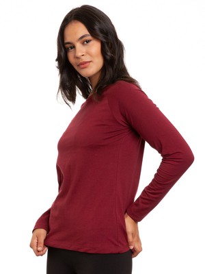 Raglan Longsleeve chestnut from FellHerz T-Shirts - bio, fair & vegan Raglan Longsleeve chestnut from FellHerz T-Shirts - bio, fair & vegan