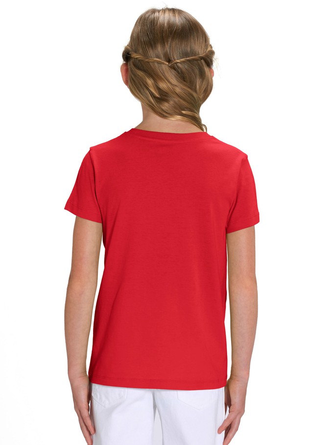 Schaukelmädchen Kids T-Shirt red from FellHerz T-Shirts - bio, fair & vegan