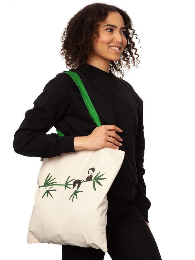 Faultier Tote Bag from FellHerz T-Shirts - bio, fair & vegan
