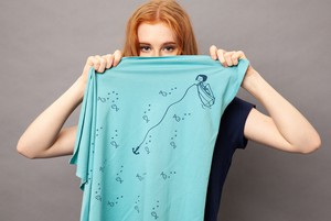 Ankermädl Furoshiki neptune from FellHerz T-Shirts - bio, fair & vegan
