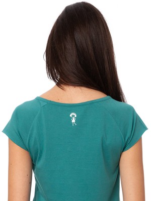 La Capitana Cap Sleeve jungel green from FellHerz T-Shirts - bio, fair & vegan