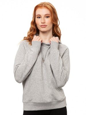 Hoodie Heather Grey from FellHerz T-Shirts - bio, fair & vegan
