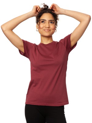 T-Shirt burgundy from FellHerz T-Shirts - bio, fair & vegan