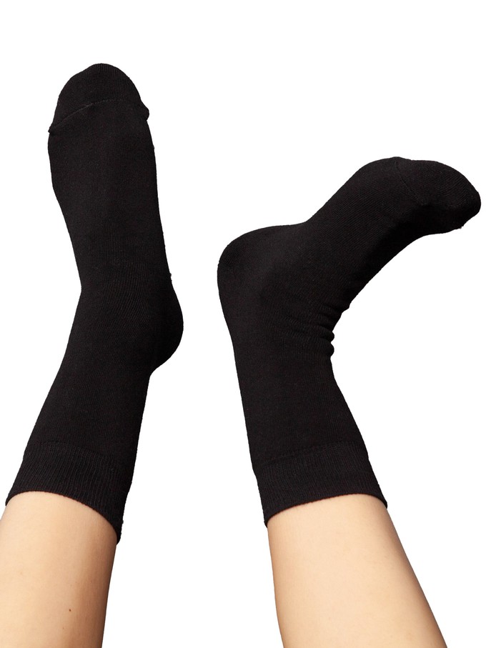 Warme Kuschel-Socken mit Bio-Baumwolle schwarz from FellHerz T-Shirts - bio, fair & vegan