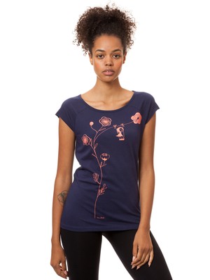 Schaukelmädchen Cap Sleeve midnight from FellHerz T-Shirts - bio, fair & vegan