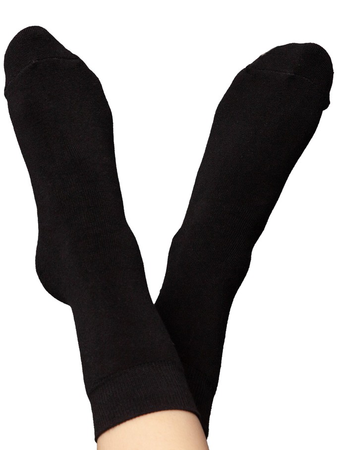 Warme Kuschel-Socken mit Bio-Baumwolle schwarz from FellHerz T-Shirts - bio, fair & vegan