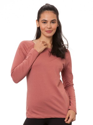 Raglan Longsleeve canyan rose from FellHerz T-Shirts - bio, fair & vegan Raglan Longsleeve canyan rose from FellHerz T-Shirts - bio, fair & vegan