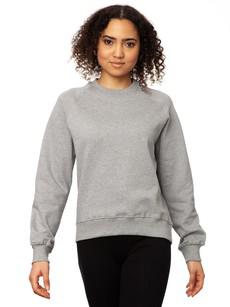 Raglan Sweater grey melange via FellHerz T-Shirts - bio, fair & vegan