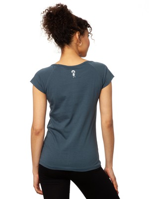 Books Girl Cap Sleeve thundercloud from FellHerz T-Shirts - bio, fair & vegan Books Girl Cap Sleeve thundercloud from FellHerz T-Shirts - bio, fair & vegan