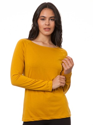 Raglan Longsleeve harvest gold from FellHerz T-Shirts - bio, fair & vegan Raglan Longsleeve harvest gold from FellHerz T-Shirts - bio, fair & vegan