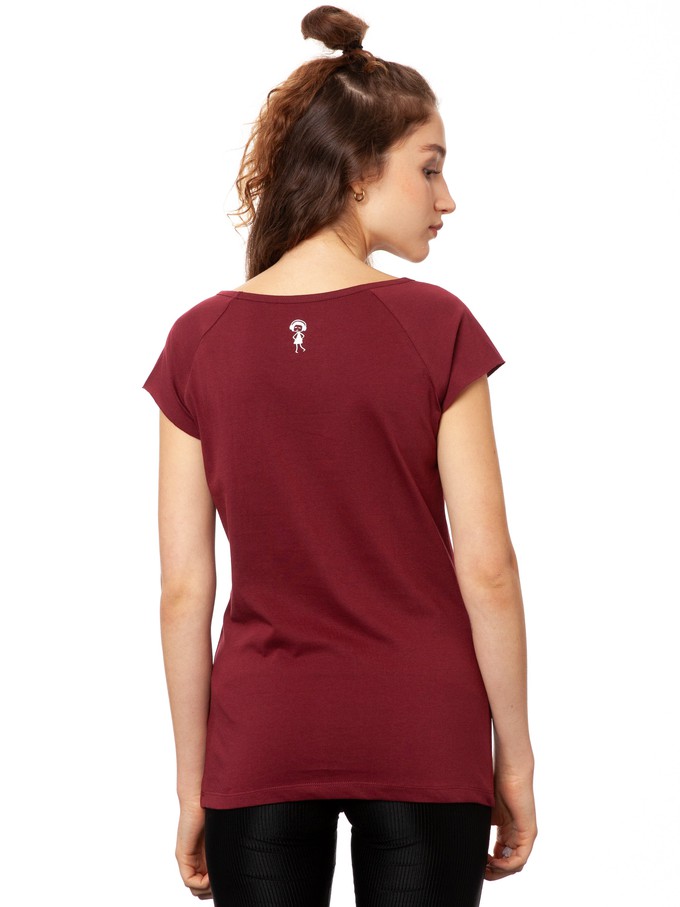 Pusteblume Cap Sleeve ruby from FellHerz T-Shirts - bio, fair & vegan