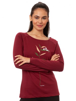 Raglan Longsleeve Booklover chestnut from FellHerz T-Shirts - bio, fair & vegan Raglan Longsleeve Booklover chestnut from FellHerz T-Shirts - bio, fair & vegan