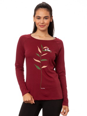 Raglan Longsleeve Booklover chestnut from FellHerz T-Shirts - bio, fair & vegan Raglan Longsleeve Booklover chestnut from FellHerz T-Shirts - bio, fair & vegan