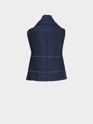 cape infinity lite wool sapphire from Fifth Origins