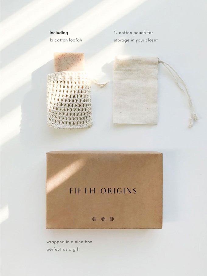 3 pack sandalwood and patchouli soap from Fifth Origins