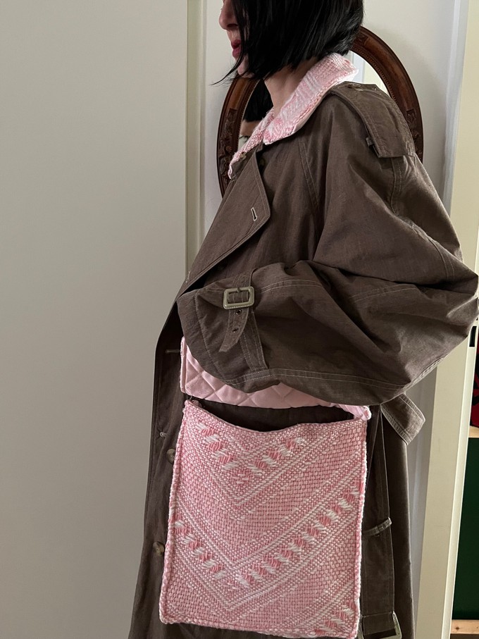 The "VINTAGE KHAKI - PINK" Beautified/Edited Trench Coat - Large Fit from Fitolojio Workshop