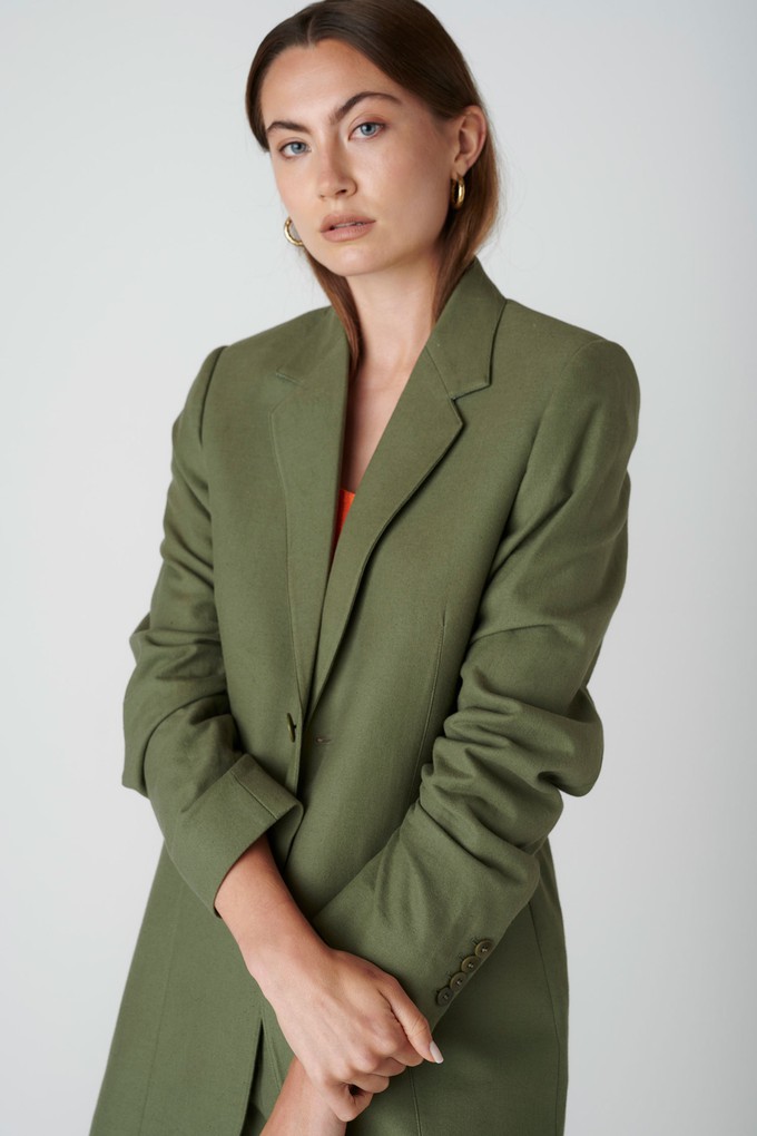 Janne Blazer -Dark Olive from Floria Collective