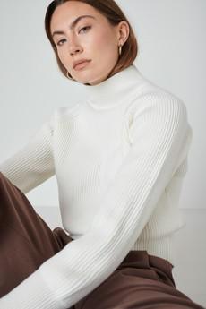 Kenna sweater - warm white via Floria Collective
