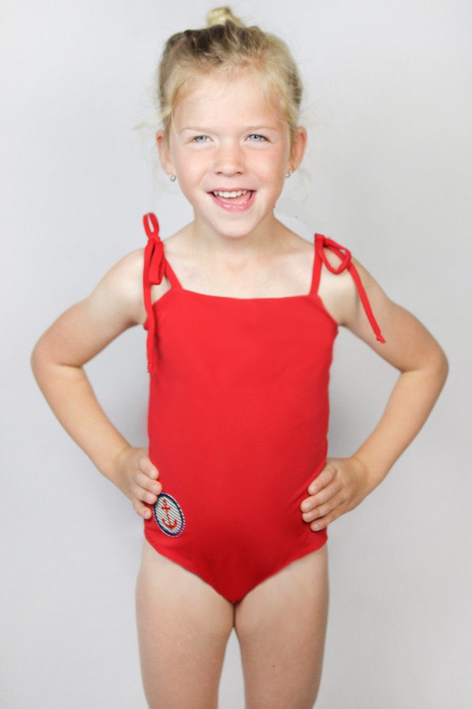 Recycling Badeanzug Flori Petite rot from Frija Omina