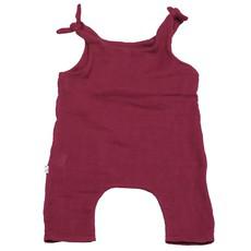 Baby-Strampler aus Bio-Musselin beere (rot) via Frija Omina