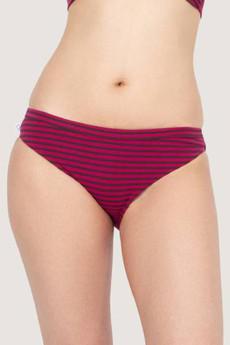 Bio Bikinihose Fjorde beere Streifen via Frija Omina