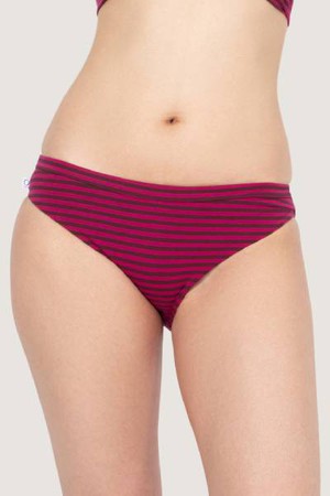 Bio Bikinihose Fjorde beere Streifen from Frija Omina