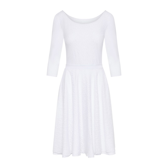 Bio-Kleid Boho Drøm weiß from Frija Omina