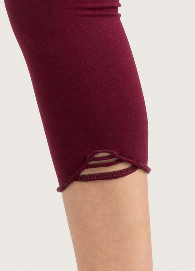 Bio Capri "Feel" Leggings aubergine from Frija Omina