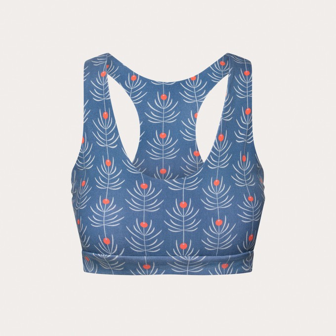 Bio-Baumwolle Bikini-Top Ijoris Korte blau from Frija Omina