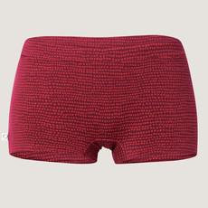 Bio-Baumwolle Damen-Badeshorts Isi Dots rot via Frija Omina