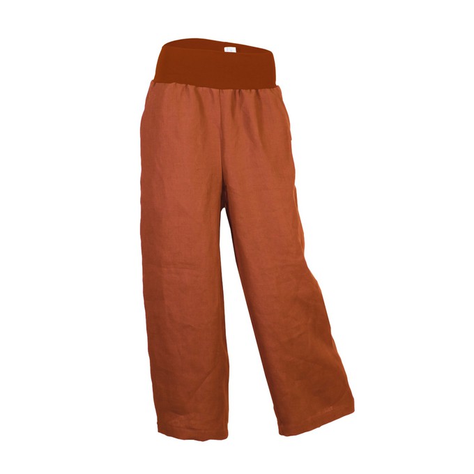 Bio-Hanfhose Lola rost (orange) from Frija Omina