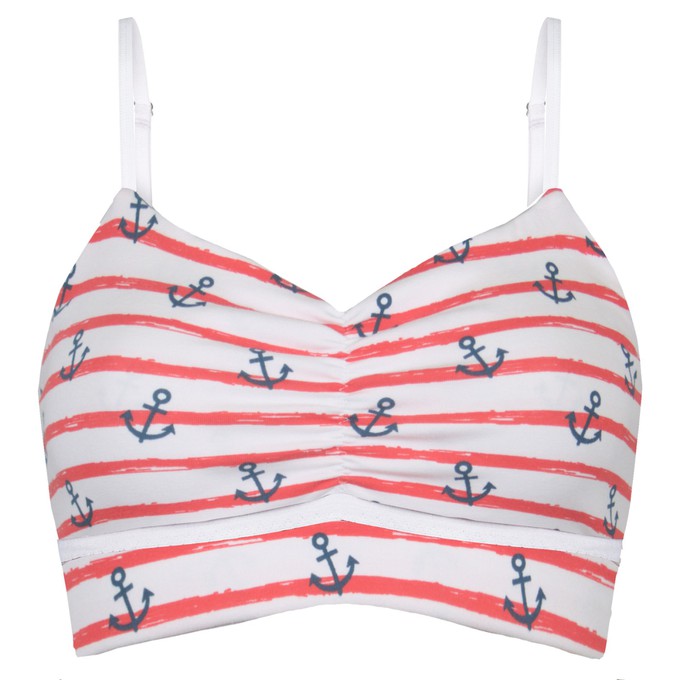 Bio Bustier Yoga Baltic (weiß) from Frija Omina