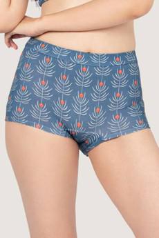 Bio-Baumwolle Damen-Badeshorts Isi Korte blau via Frija Omina