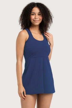 Recycling Badekleid / Tankini dunkelblau from Frija Omina