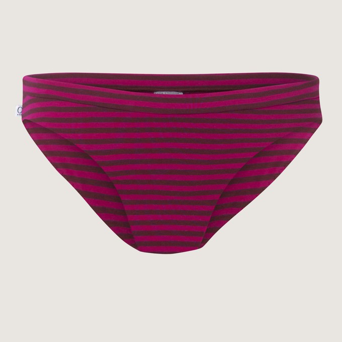 Bio Bikinihose Fjorde beere Streifen from Frija Omina