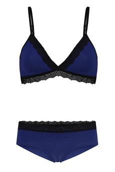 Set: Bio BH+ Pants,  Spitze blau from Frija Omina