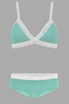 Set: Bio BH+ Hipster, Spitze mint via Frija Omina