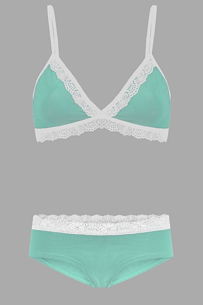 Set: Bio BH+ Hipster, Spitze mint from Frija Omina
